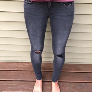 Flying Monkey Black Destructed Skinny Jeans